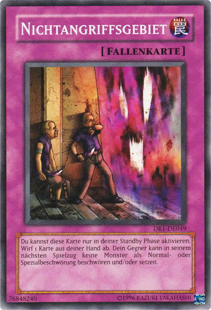 Nichtangriffsgebiet Yu-Gi-Oh! Karte DR1-DE049 Common