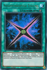 Niederträchtige Teilung Yu-Gi-Oh! Karte DUOV-DE044 Ultra Rare