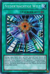 Niederträchtige Welt Yu-Gi-Oh! Karte YMP1-DE008 Secret Rare
