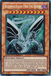 Niederträchtiger Cyber End-Drache Yu-Gi-Oh! Karte YMP1-DE004 Secret Rare