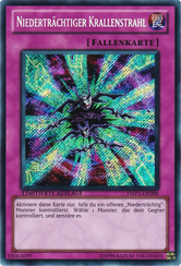 Niederträchtiger Krallenstrahl Yu-Gi-Oh! Karte YMP1-DE009 Secret Rare