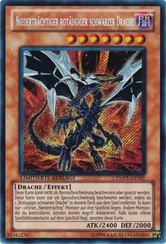 Niederträchtiger rotäugiger schwarzer Drache Yu-Gi-Oh! Karte YMP1-DE001 Secret Rare