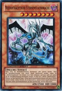 Niederträchtiger Sternenstaubdrache Yu-Gi-Oh! Karte CT08-DE014 Super Rare