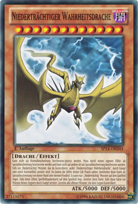 Niederträchtiger Wahrheitsdrache Yu-Gi-Oh! Karte SP14-DE044 Common