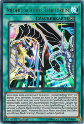 Niederträchtiges Territorium Yu-Gi-Oh! Karte DUOV-DE049 Ultra Rare