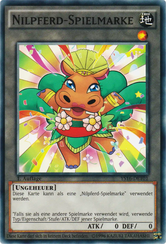 Nilpferd-Spielmarke Yu-Gi-Oh! Karte YS16-DET01 Common