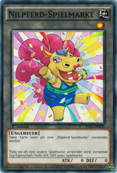 Nilpferd-Spielmarke Yu-Gi-Oh! Karte YS16-DET02 Common