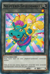 Nilpferd-Spielmarke Yu-Gi-Oh! Karte YS16-DET03 Common