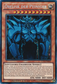 Obelisk der Peiniger Yu-Gi-Oh! Karte CT13-DE002 Secret Rare