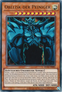 Obelisk der Peiniger Yu-Gi-Oh! Karte EGO1-DE001 Ultra Rare