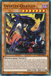 Overtex-Qoatlus Yu-Gi-Oh! Karte EXFO-DE036 Super Rare