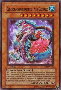 Ozeandrachenherrscher - Neo-Daedalus Yu-Gi-Oh! Karte SD4-DE001 Ultra Rare