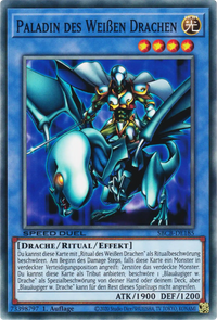 Paladin des Weißen Drachen Yu-Gi-Oh! Karte SBCB-DE185 Common