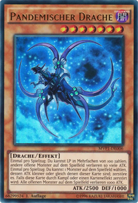 Pandemischer Drache Yu-Gi-Oh! Karte MVP1-DE006 Ultra Rare