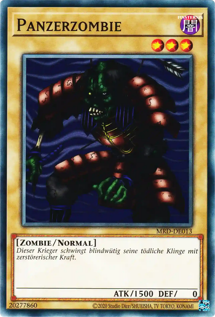 Panzerzombie Yu-Gi-Oh! Karte MRD-DE013 Common
