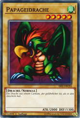 Papageidrache Yu-Gi-Oh! Karte SS01-DEC03 Common