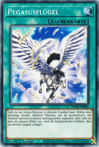 Pegasusflügel Yu-Gi-Oh! Karte MP20-DE092 Common