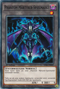 Phantom-Märtyrer-Spielmarke Yu-Gi-Oh! Karte SDSA-DE047 Common