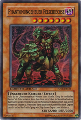 Phantomungeheuer Felseidechse Yu-Gi-Oh! Karte FOTB-DESE1 Super Rare