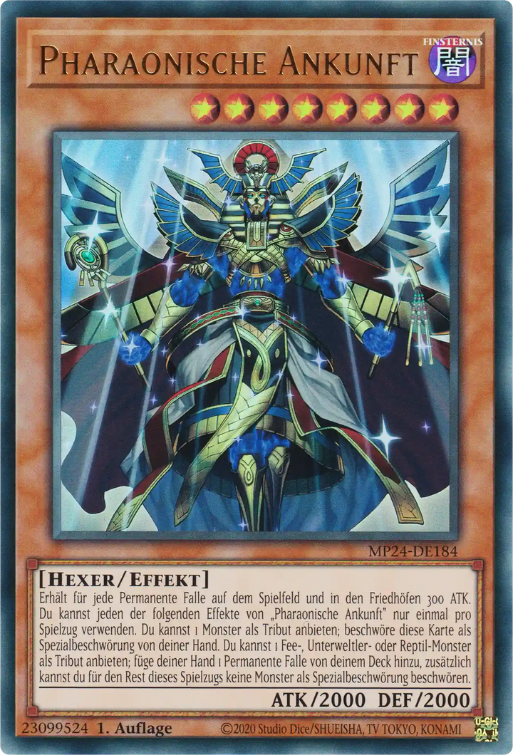 Pharaonische Ankunft Yu-Gi-Oh! Karte MP24-DE184 Ultra Rare