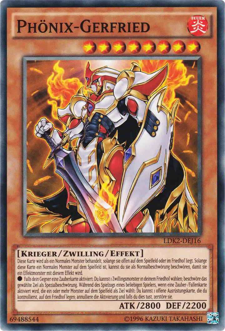 Phönix-Gerfried Yu-Gi-Oh! Karte LDK2-DEJ16 Common