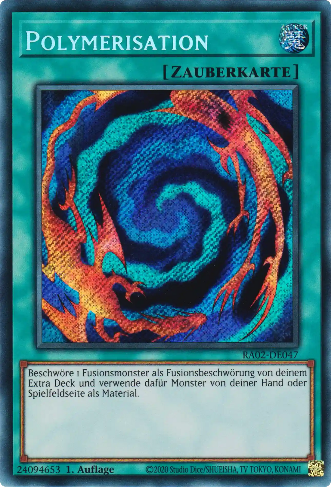 Polymerisation Yu-Gi-Oh! Karte RA02-DE047 Secret Rare