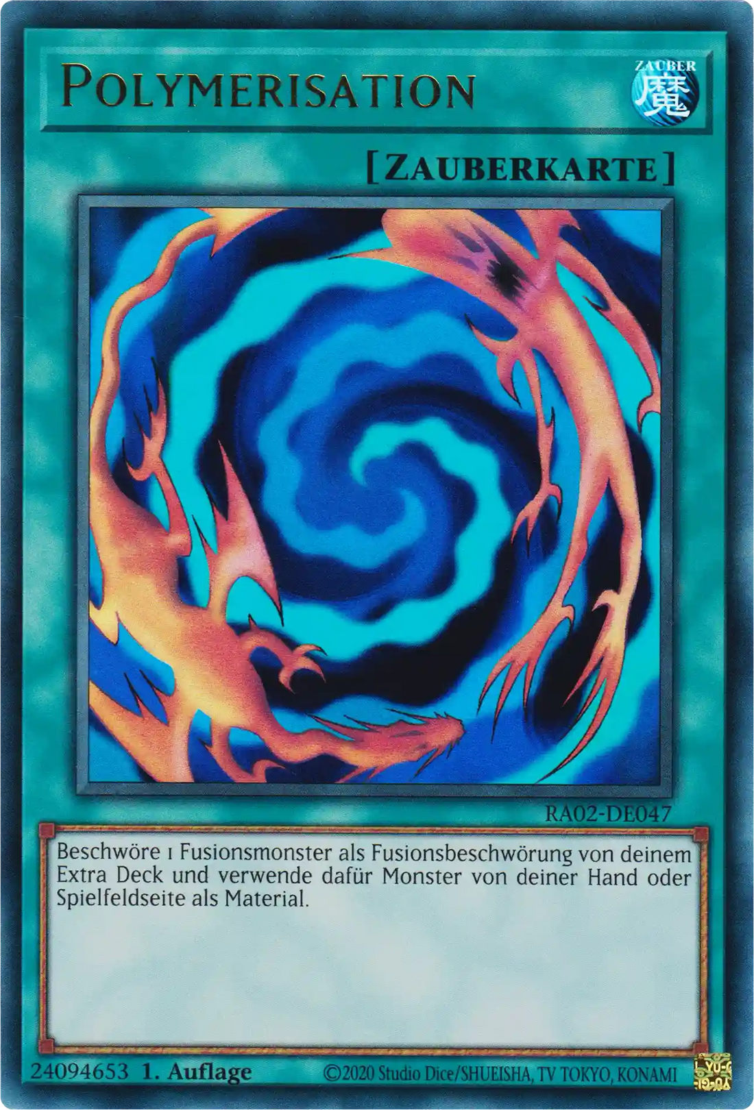 Polymerisation Yu-Gi-Oh! Karte RA02-DE047 Ultra Rare