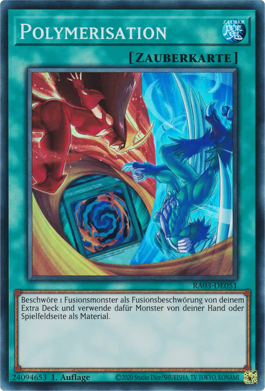 Polymerisation Yu-Gi-Oh! Karte RA03-DE051 Super Rare