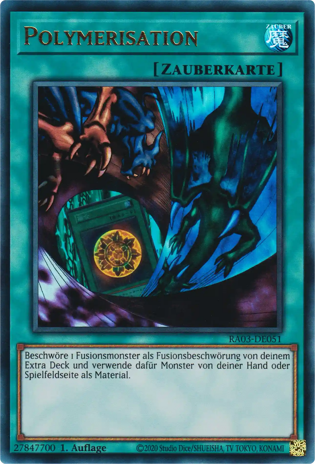 Polymerisation Yu-Gi-Oh! Karte RA03-DE051 Ultra Rare