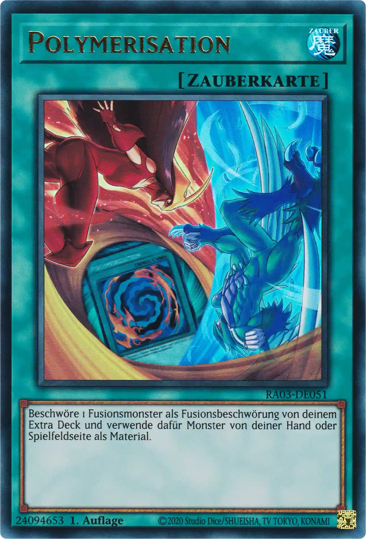 Polymerisation Yu-Gi-Oh! Karte RA03-DE051 Ultra Rare