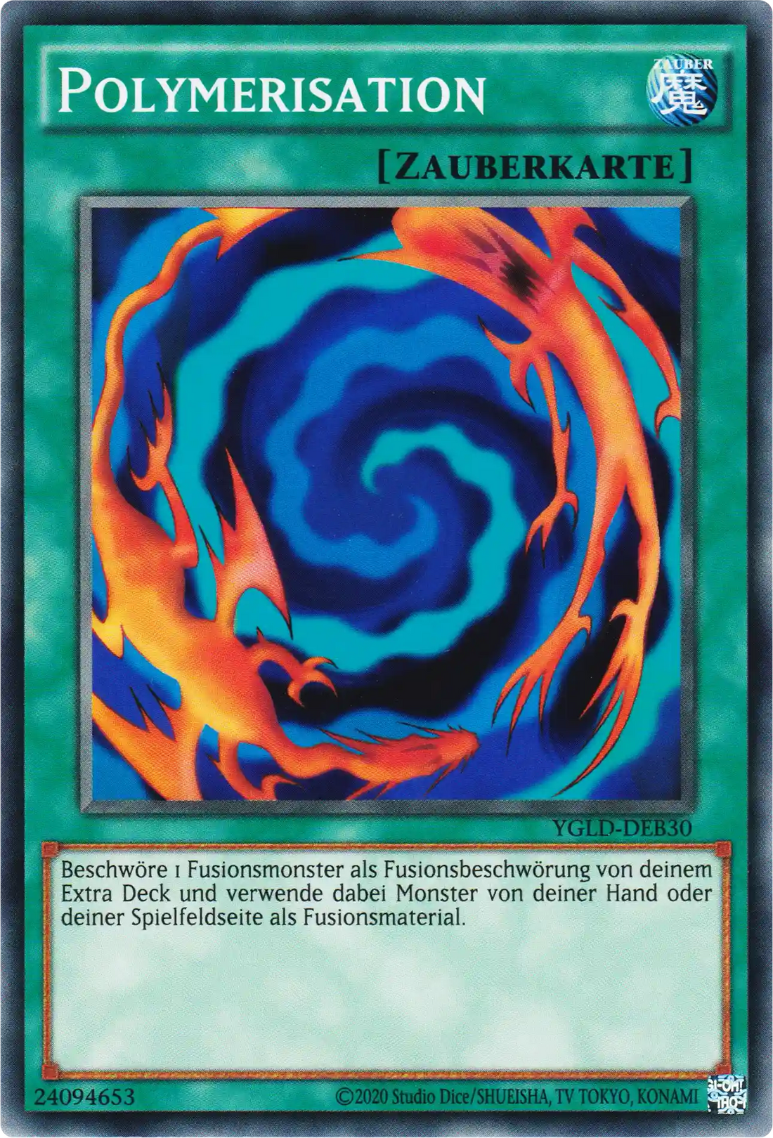 Polymerisation Yu-Gi-Oh! Karte YGLD-DEB30 Common