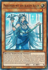 Priesterin mit den blauen Augen Yu-Gi-Oh! Karte SHVI-DE098 Super Rare
