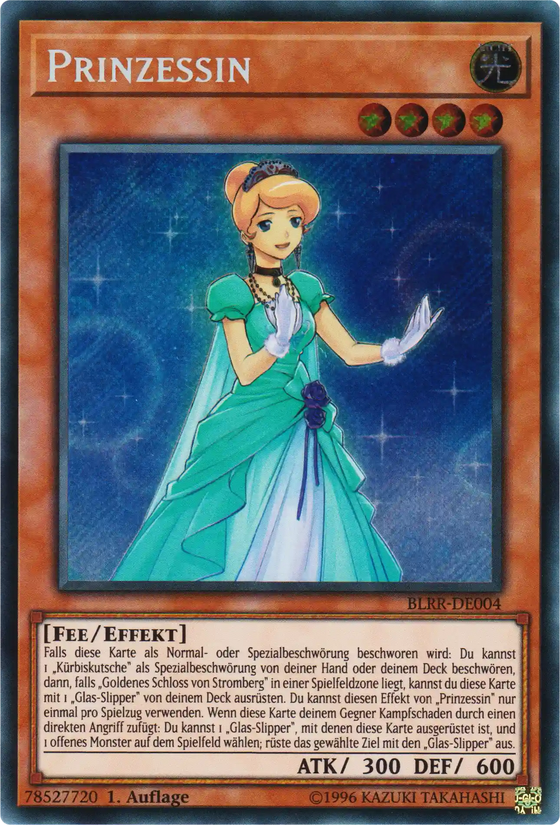 Prinzessin Yu-Gi-Oh! Karte BLRR-DE004 Secret Rare