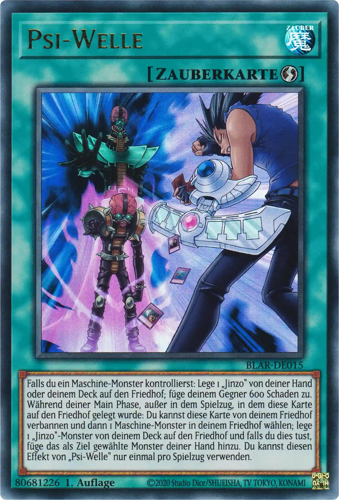 Psi-Welle Yu-Gi-Oh! Karte BLAR-DE015 Ultra Rare