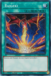 Raigeki Yu-Gi-Oh! Karte MP24-DE056 Secret Rare