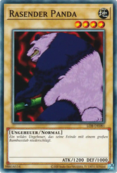 Rasender Panda Yu-Gi-Oh! Karte LOB-DE081 Common