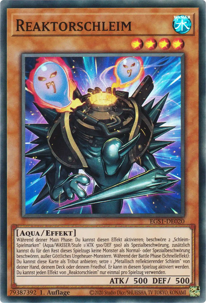 Reaktorschleim Yu-Gi-Oh! Karte EGS1-DE020 Super Rare