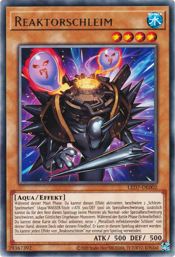 Reaktorschleim Yu-Gi-Oh! Karte LED7-DE002 Rare