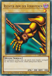 Rechter Arm der Verbotenen Yu-Gi-Oh! Karte LART-DE006 Ultra Rare