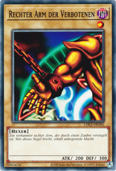Rechter Arm der Verbotenen Yu-Gi-Oh! Karte LDK2-DEY05 Common