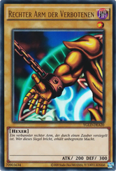 Rechter Arm der Verbotenen Yu-Gi-Oh! Karte YGLD-DEA20 Ultra Rare