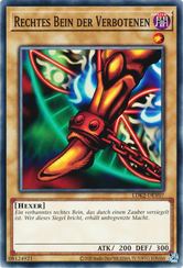 Rechtes Bein der Verbotenen Yu-Gi-Oh! Karte LDK2-DEY07 Common