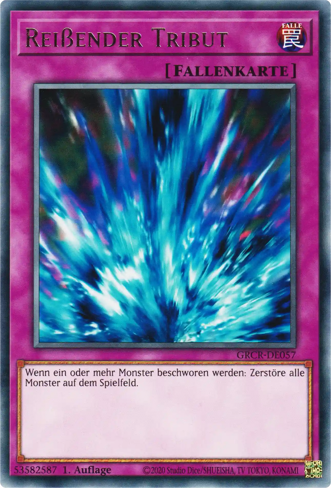 Reißender Tribut Yu-Gi-Oh! Karte GRCR-DE057 Rare