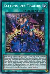 Rettung des Magiers Yu-Gi-Oh! Karte RA01-DE068 Secret Rare