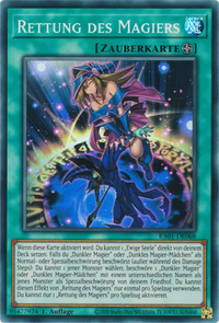 Rettung des Magiers Yu-Gi-Oh! Karte RA01-DE068 Super Rare