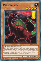 Riesen-Rex Yu-Gi-Oh! Karte WISU-DE010 Rare