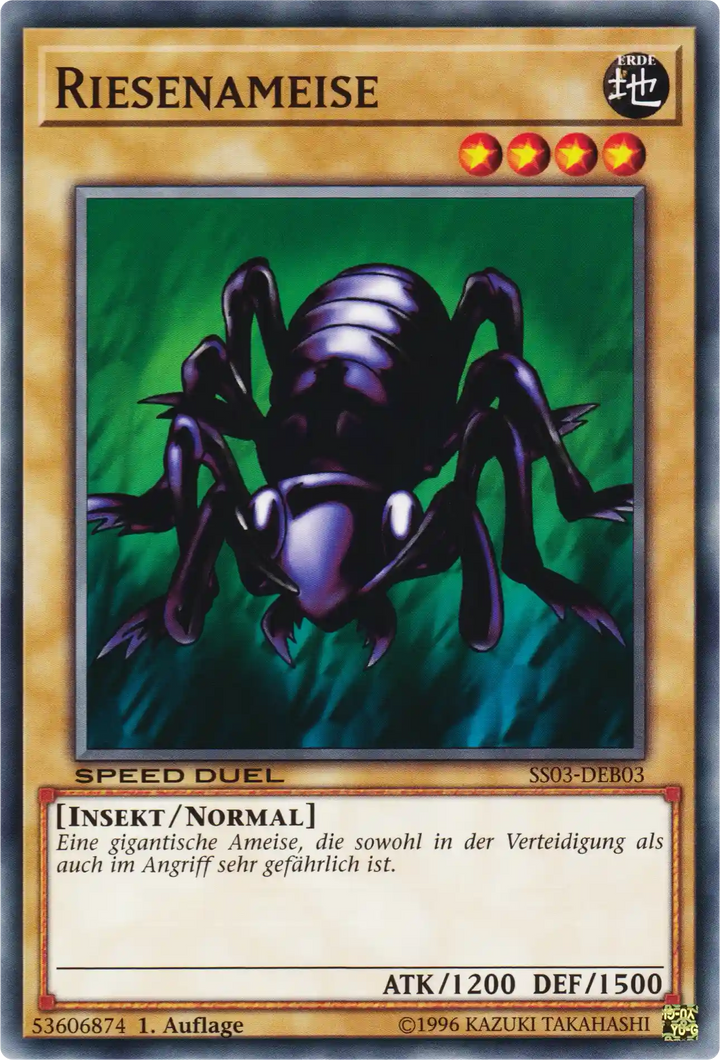 Riesenameise Yu-Gi-Oh! Karte SS03-DEB03 Common