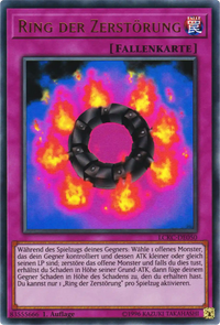 Ring der Zerstörung Yu-Gi-Oh! Karte LCKC-DE050 Ultra Rare