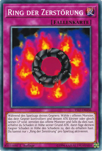Ring der Zerstörung Yu-Gi-Oh! Karte YS17-DE036 Common