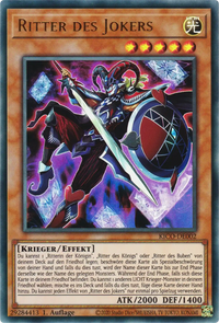 Ritter des Jokers Yu-Gi-Oh! Karte KICO-DE002 Ultra Rare